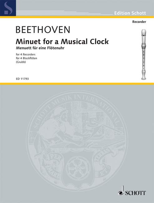 Minuet for a Musical Clock WoO 33