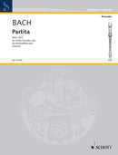 Partita BWV 1013 (arr. Treble recorder)