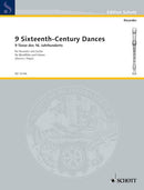 9 Sixteenth-Century Dances [soprano- or treble recorder and guitar]