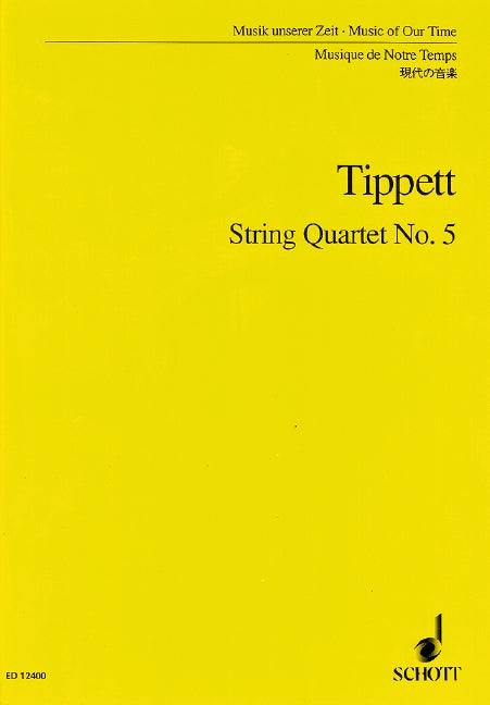 String Quartet No. 5 [study score]