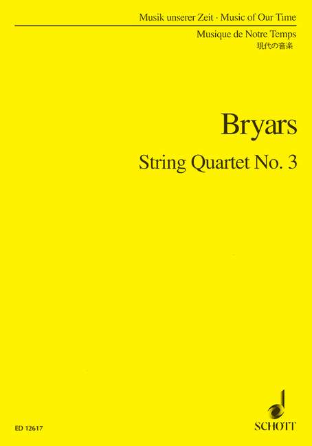 String Quartet No. 3 [score]