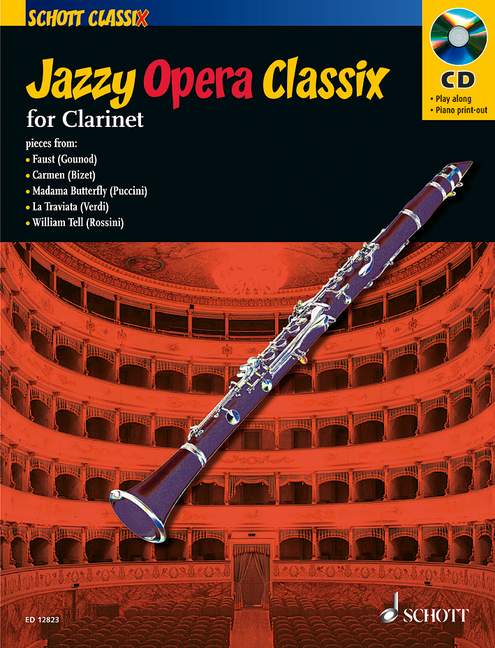 Jazzy Opera Classix [clarinet, piano ad libitum]