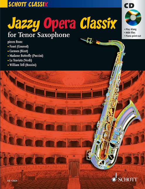 Jazzy Opera Classix [tenor saxophone, piano ad libitum]