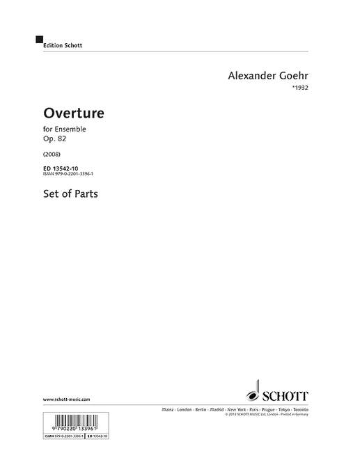 Overture op. 82 [set of parts]