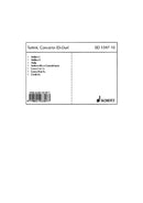 Concerto in D major [orchestral material]