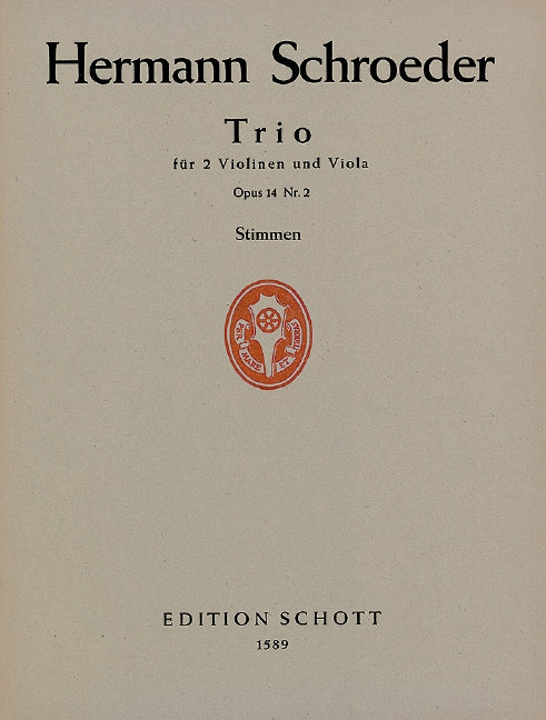 Trio op. 14/2 [set of parts]