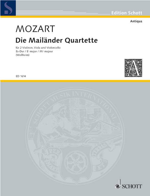 Die Mailänder Quartette KV Anh. 213