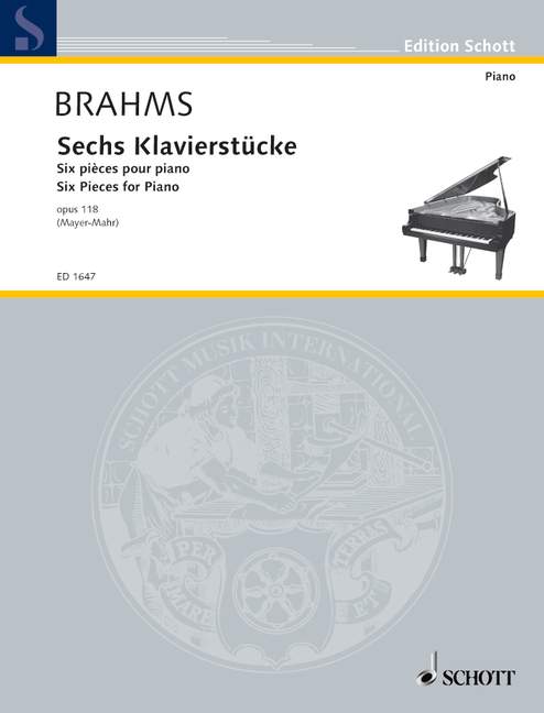 Sechs Klavierstücke op. 118