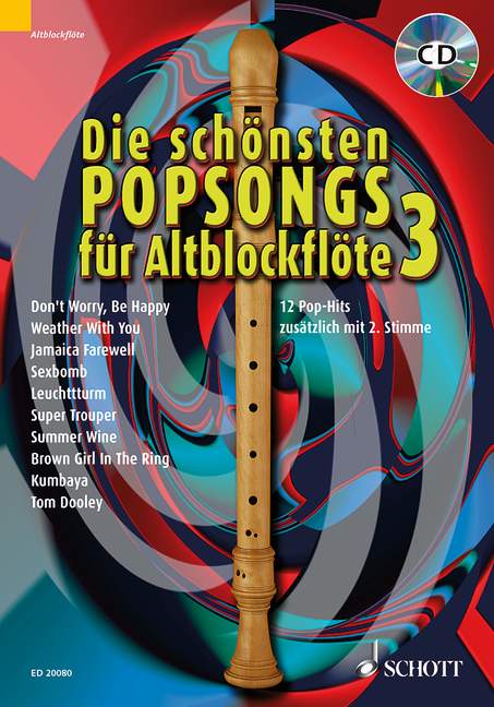Die schönsten Popsongs für Alt-Blockflöte, vol. 3