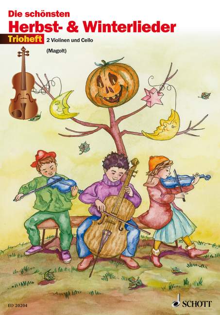 Die schönsten Herbst- und Winterlieder (2 violins and cello (viola))