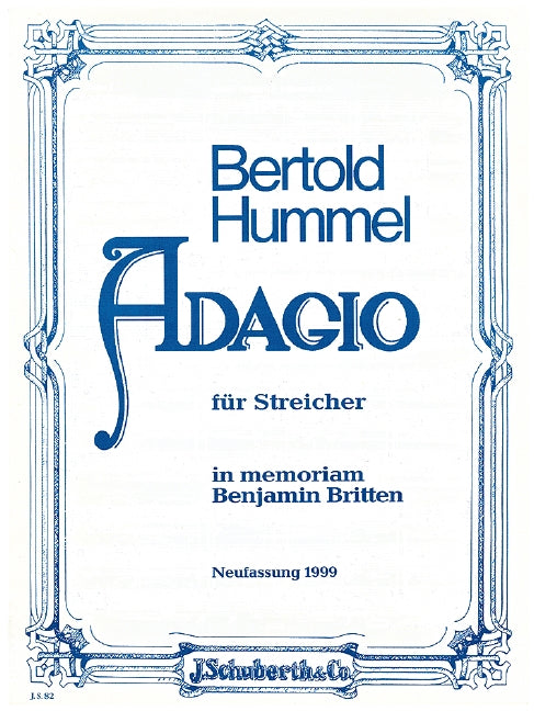 Adagio für Streicher op. 62a