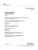 Dame Music [Violas and other Instruments (Horn in F, English Horn in F)]