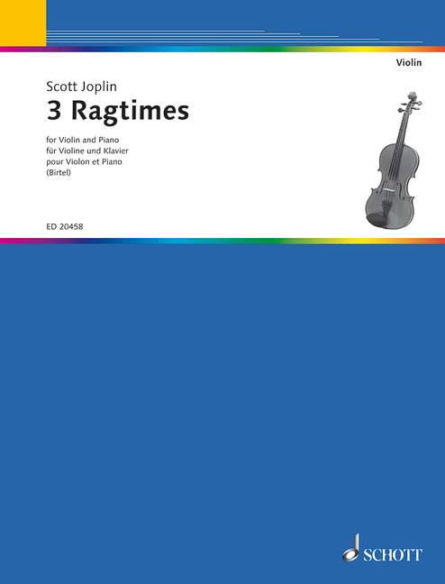 3 Ragtimes [violin and piano]