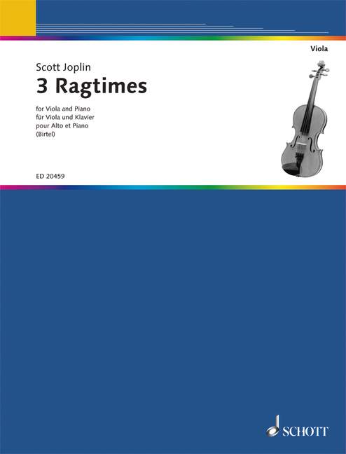 3 Ragtimes [viola and piano]