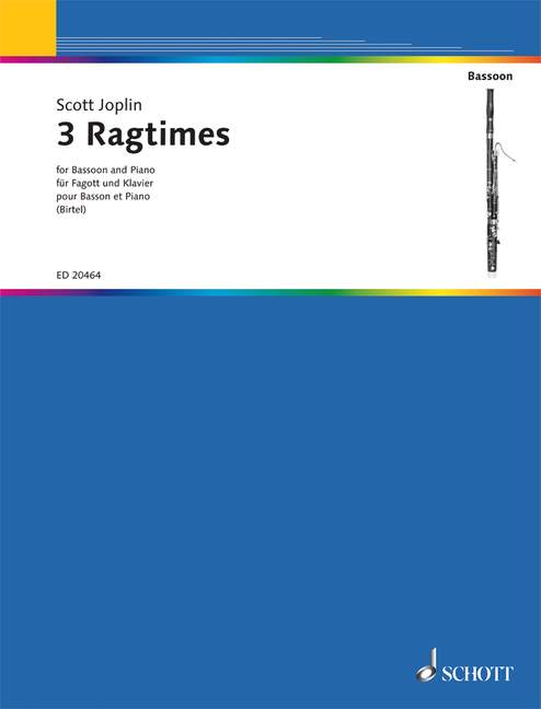 3 Ragtimes [bassoon and piano]
