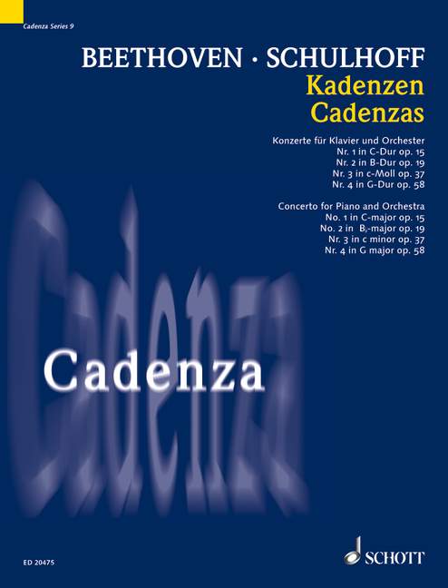 Cadenzas to the Piano Concertos by Ludwig van Beethoven