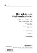 Die schönsten Weihnachtslieder (2 violins and cello) [Cello part]