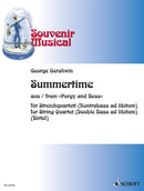 Summertime (string quartet (double bass ad libitum))