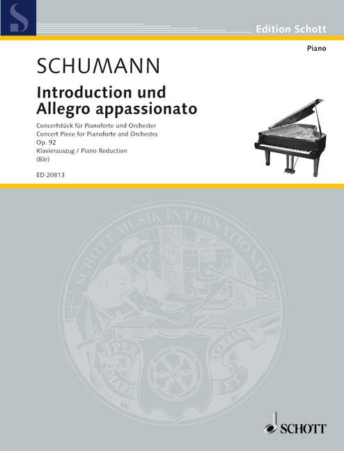 Introduction und Allegro appassionato G-Dur op. 92 [piano reduction for 2 pianos]
