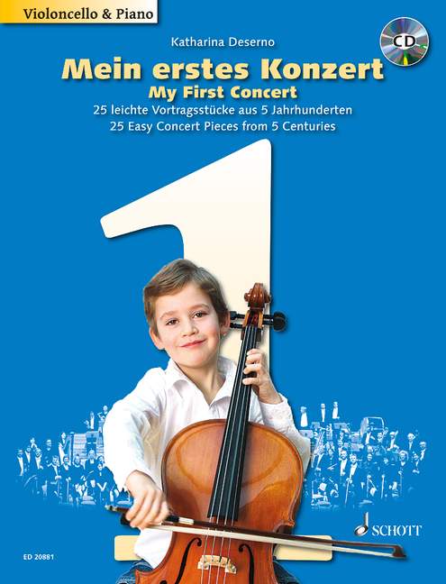 Mein erstes Konzert (cello and piano) [edition with CD]