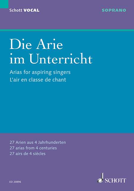 Die Arie im Unterricht (soprano)
