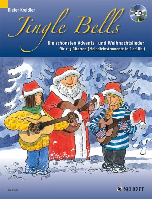 Jingle Bells (1-3 guitars (Melody Instruments in C ad libitum) [1-3 guitars (Melody Instruments in C ad libitum)]