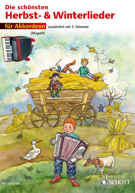 Die schönsten Herbst- und Winterlieder (1-2 accordions)