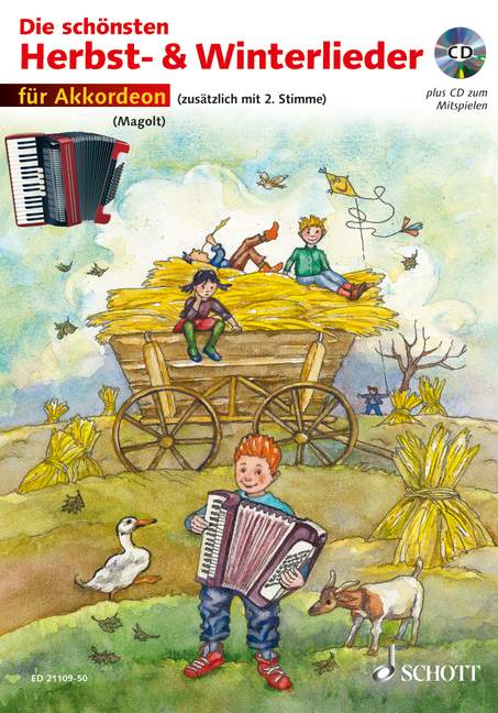 Die schönsten Herbst- und Winterlieder (1-2 accordions) [edition with CD]