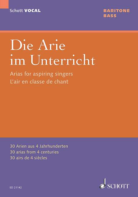 Die Arie im Unterricht (bass/baritone)