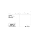 Missa brevis op. 5 a [set of solo parts]