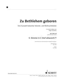 Zu Bethlehem geboren [4. Melodie-Stimme in C / tief oktaviert (Bassschlüssel): Tuba part]
