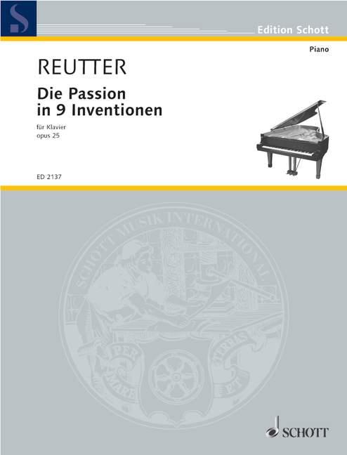 Die Passion in 9 Inventionen op. 25 (Piano)