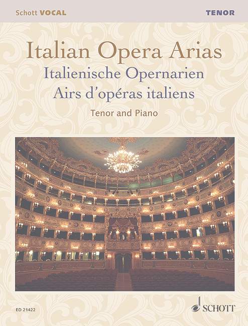 Italian Opera Arias [tenor and piano]