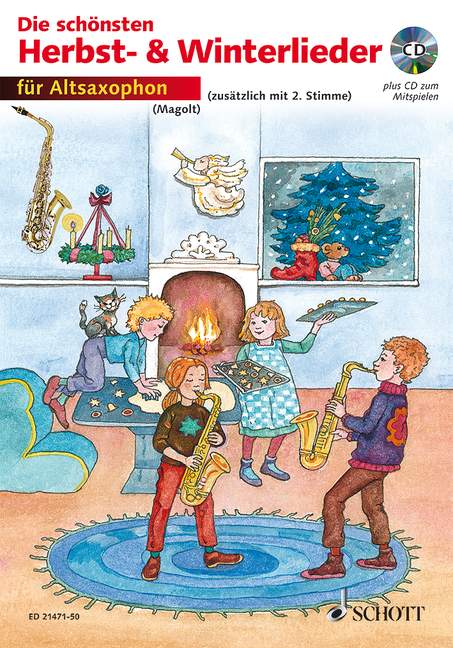 Die schönsten Herbst- und Winterlieder (1-2 alto saxophones in Eb) [edition with CD]