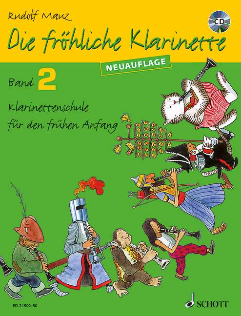 Die fröhliche Klarinette, vol. 2 [method with CD]