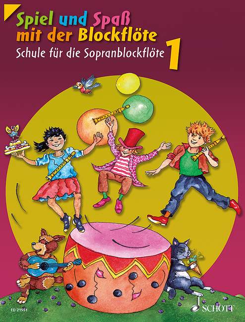 Spiel und Spaß mit der Blockflöte, vol. 1 [student's book]