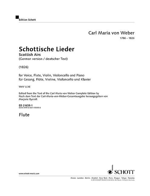 Schottische Lieder WeV U.16 [flute part]