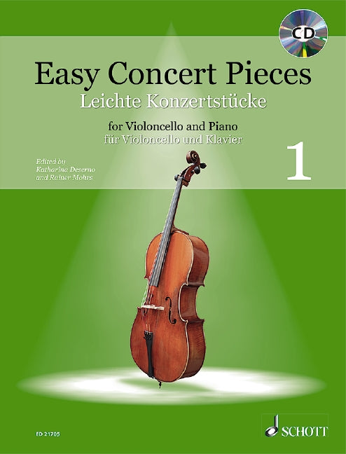 Easy Concert Pieces, vol. 1 [cello and piano]