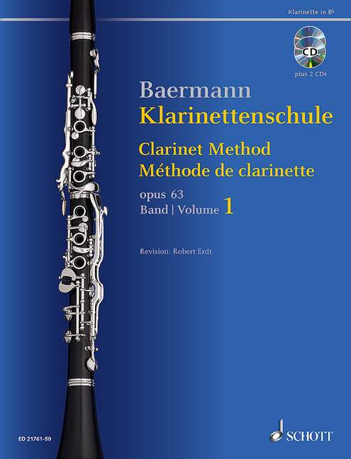 Klarinettenschule op. 63, vol. 1 [edition with 2 CDs]