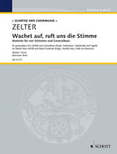 Wachet auf, ruft uns die Stimme [score]