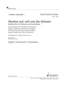 Wachet auf, ruft uns die Stimme [Double Bass, Cello, Bassoon part]