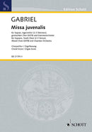 Missa juvenalis [organ score]