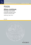 Missa carminum [organ score]