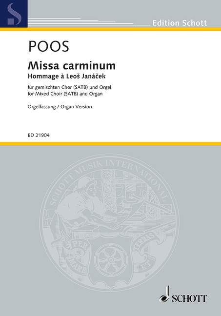 Missa carminum [organ score]