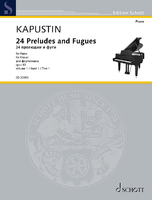 24 Preludes and Fugues op. 82, vol. 1