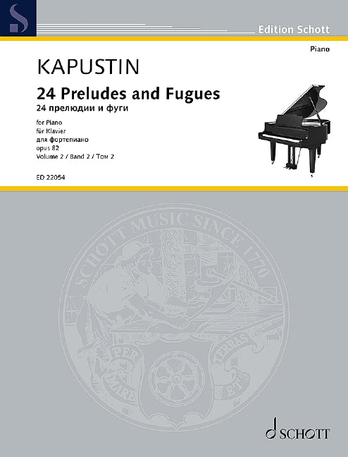 24 Preludes and Fugues op. 82, vol. 2