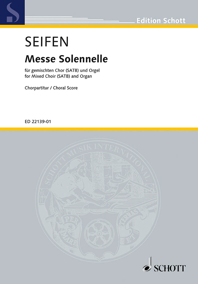 Messe solennelle [合唱楽譜]