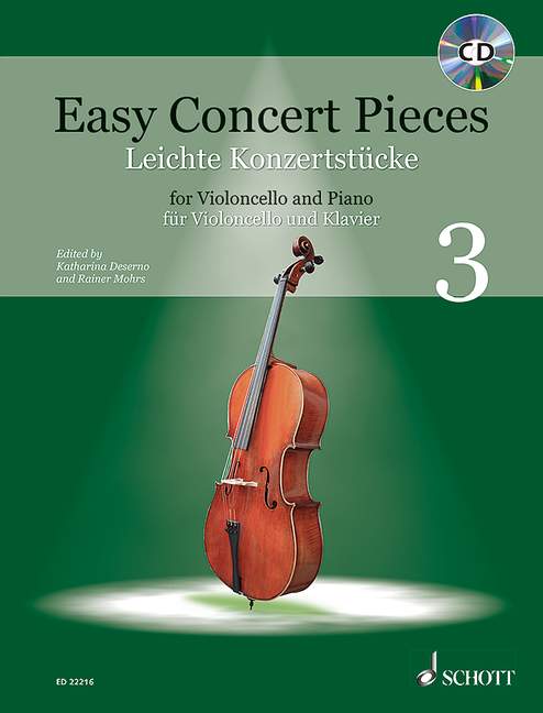 Easy Concert Pieces, vol. 3 [cello and piano]