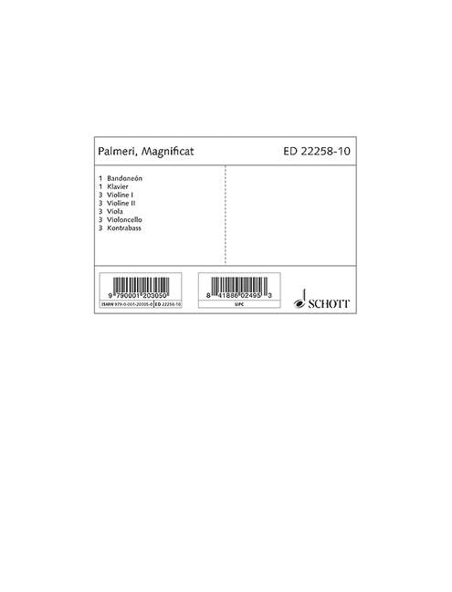Magnificat [set of parts]