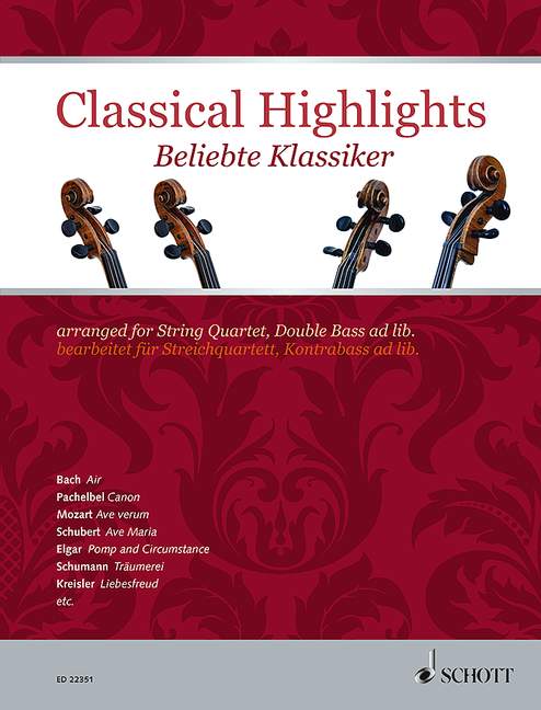 Classical Highlights [string quartet, double bass ad libitum]